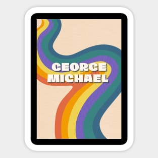 George Michael Sticker